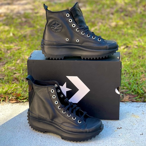 Converse Shoes | Converse Chuck Taylor Leather Boots | Color: Black | Size: 7.5 | Koalastoreus's Closet